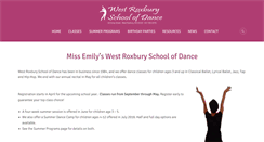 Desktop Screenshot of missemilysdance.com